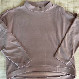 Dudley Stephens Binney Boatneck in Terry Fleece (Lavender)